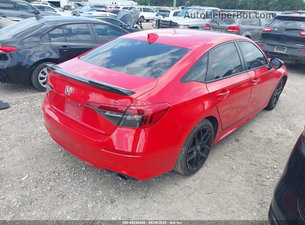 2HGFE1E50PH474091 2023 HONDA CIVIC Красный Задняя правая четверть
