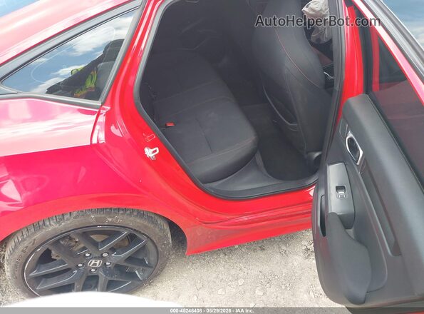 2HGFE1E50PH474091 2023 HONDA CIVIC Красный Вид наклейки с VIN-кодом