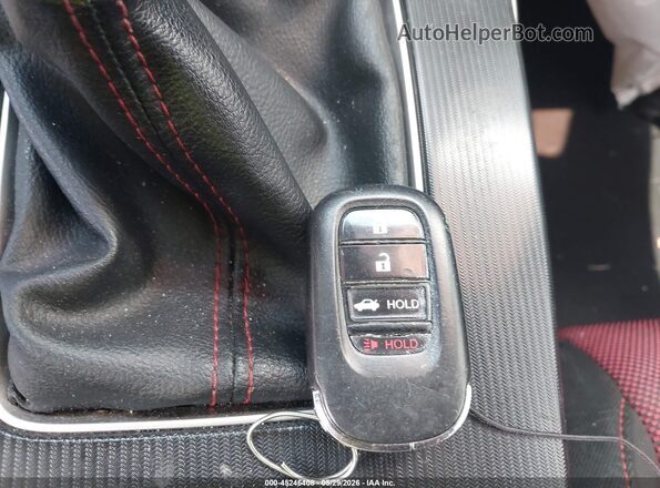 2HGFE1E50PH474091 2023 HONDA CIVIC Красный Вид панели приборов