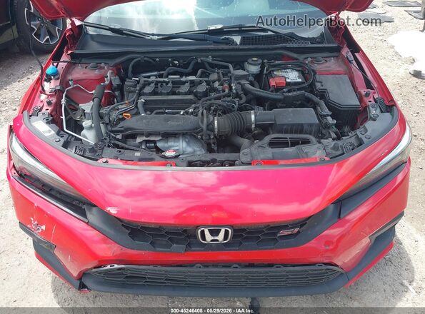 2HGFE1E50PH474091 2023 HONDA CIVIC Красный Вид сзади