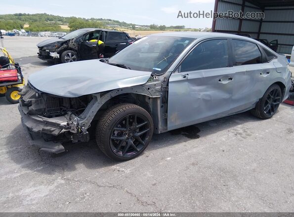 2HGFE1E51PH474567 2023 HONDA CIVIC Blue Առջևի ձախ երեք քառորդ տեսարան
