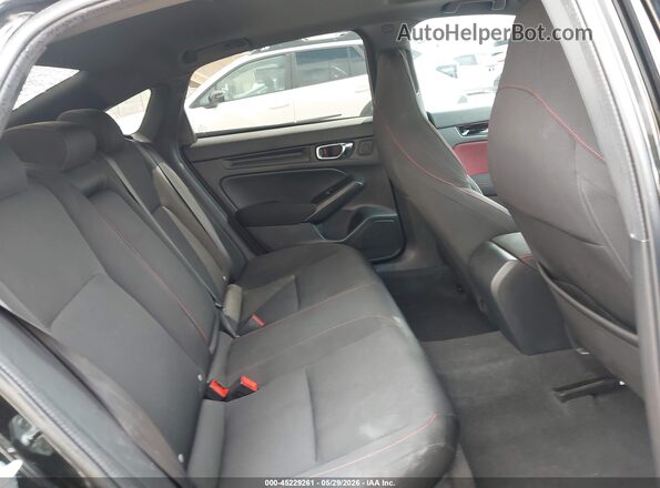 2HGFE1E54NH477346 2022 HONDA CIVIC Black VIN კოდის სტიკერის ხედი