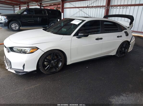 2HGFE1E54SH470313 2025 HONDA CIVIC SI White Առջևի ձախ երեք քառորդ տեսարան