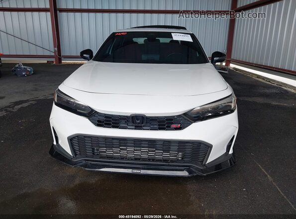 2HGFE1E54SH470313 2025 HONDA CIVIC SI White Սալոնի հետևի տեսք