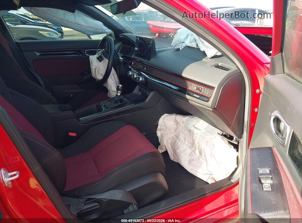 2HGFE1E55TH471620 2026 HONDA CIVIC Red Widok wnętrza z przodu