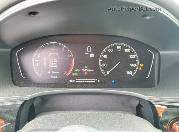 2HGFE1F70RH332097 2024 HONDA CIVIC White Vista del cuadro de instrumentos
