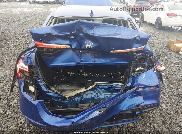 2HGFE1F71NH307705 2022 HONDA CIVIC Blue Вид спереду