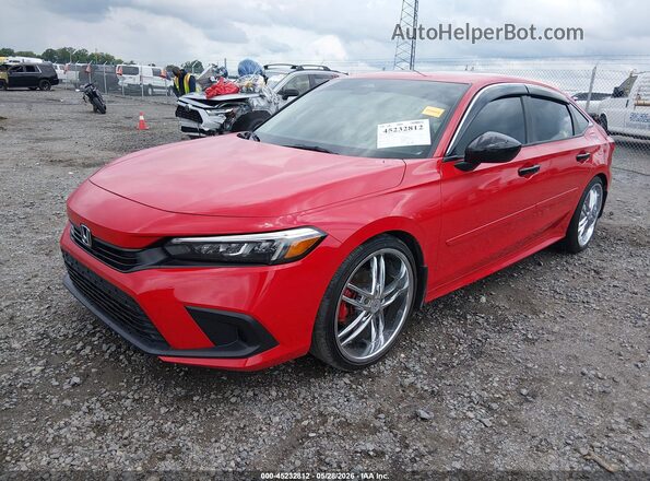 2HGFE1F72NH320902 2022 HONDA CIVIC Red Vista tres cuartos delantera izquierda