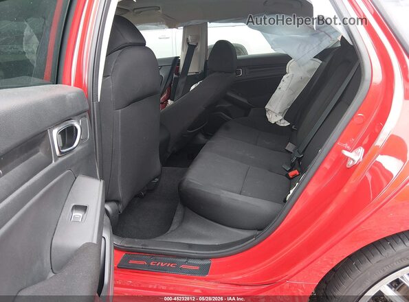 2HGFE1F72NH320902 2022 HONDA CIVIC Red Vista de la etiqueta del VIN