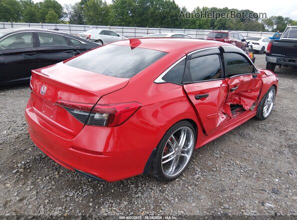 2HGFE1F72NH320902 2022 HONDA CIVIC Red Trasero derecho