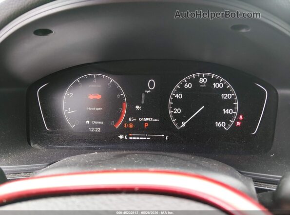 2HGFE1F72NH320902 2022 HONDA CIVIC Red Vista de los asientos traseros