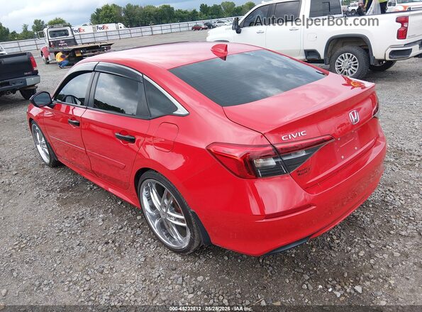 2HGFE1F72NH320902 2022 HONDA CIVIC Red Trasero izquierdo