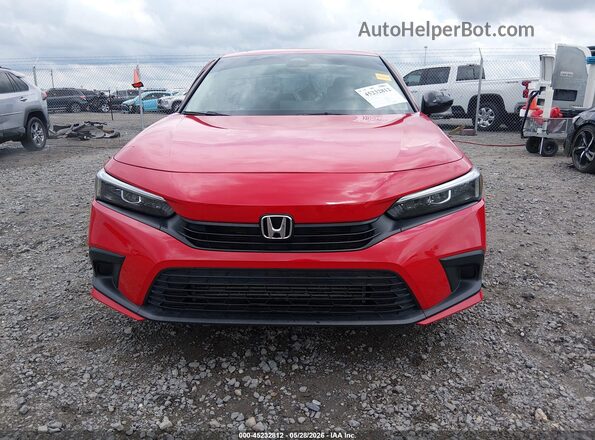2HGFE1F72NH320902 2022 HONDA CIVIC Red Vista del cuadro de instrumentos