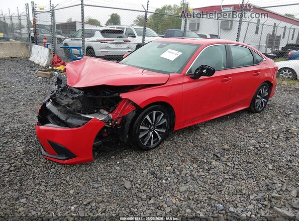 2HGFE1F72NH324836 2022 HONDA CIVIC Red 