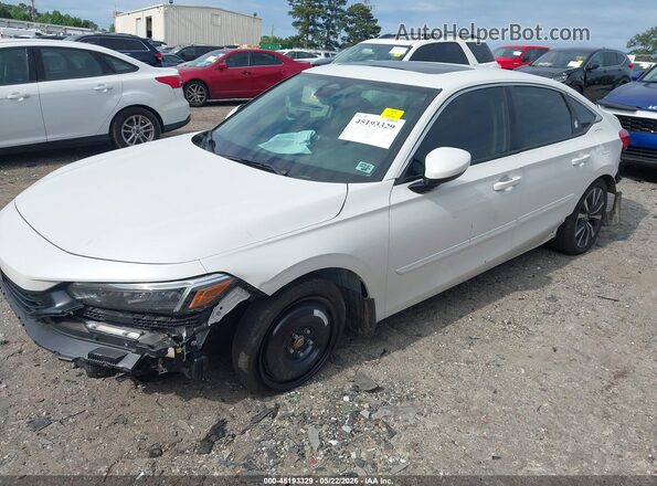 2HGFE1F73RH302270 2024 HONDA CIVIC White Առջևի ձախ երեք քառորդ տեսարան