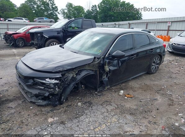 2HGFE1F75PH307760 2023 HONDA CIVIC Black Przód lewy