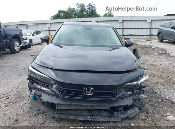 2HGFE1F75PH307760 2023 HONDA CIVIC Black Widok zestawu wskaźników