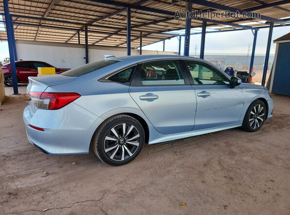2HGFE1F76NH326668 2022 HONDA CIVIC Blue Հետևի աջ