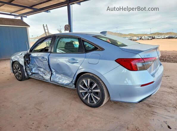 2HGFE1F76NH326668 2022 HONDA CIVIC Blue Հետևի ձախ