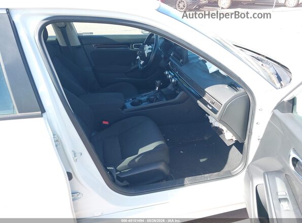 2HGFE1F76PH308903 2023 HONDA CIVIC Белый Вид салона спереди