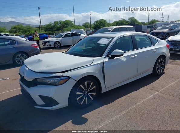 2HGFE1F76PH308903 2023 HONDA CIVIC Белый Передняя левая четверть