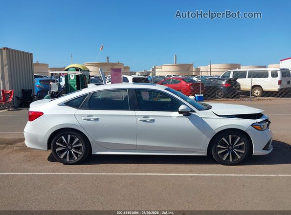 2HGFE1F76PH308903 2023 HONDA CIVIC Белый Вид задней части салона