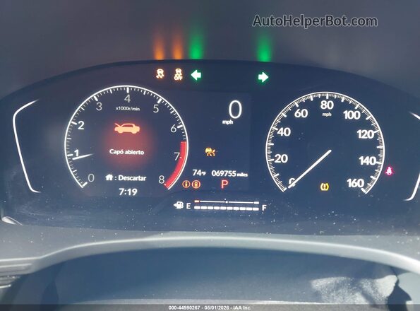 2HGFE1F7XPH322786 2023 HONDA CIVIC Черный Вид задних сидений