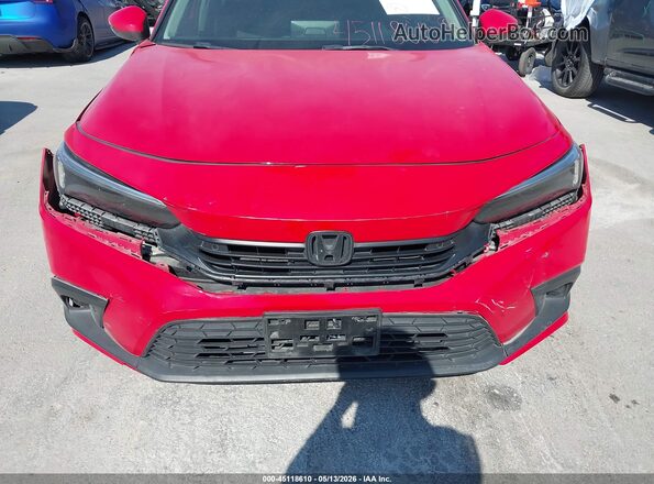 2HGFE1F91NH310217 2022 HONDA CIVIC Red წინა ხედი