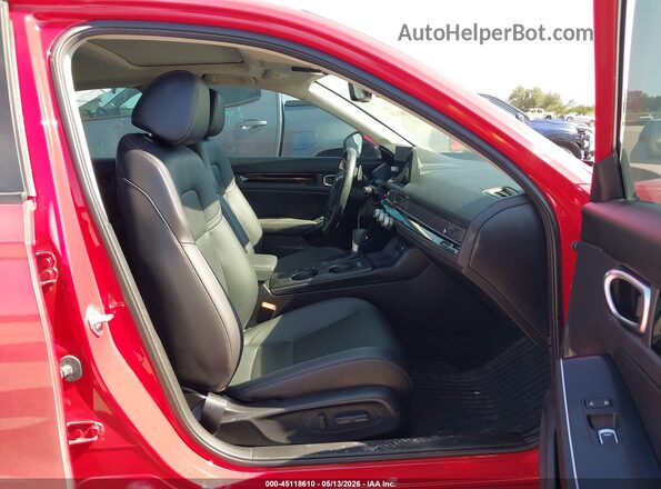 2HGFE1F91NH310217 2022 HONDA CIVIC Red წინა სალონის ხედი