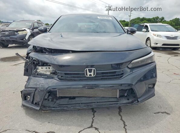 2HGFE1F93PH318337 2023 HONDA CIVIC Black Widok z przodu