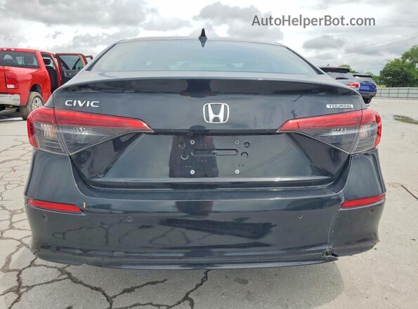 2HGFE1F93PH318337 2023 HONDA CIVIC Black Widok z tyłu