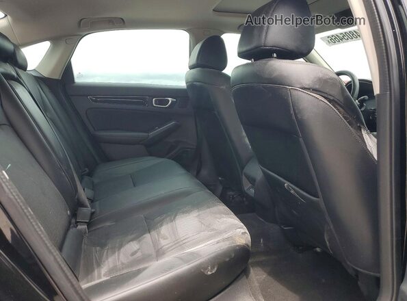 2HGFE1F93PH318337 2023 HONDA CIVIC Black Widok tylnych siedzeń