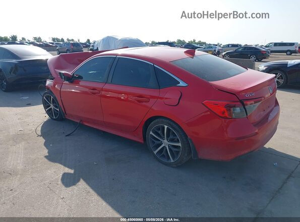 2HGFE1F97PH309057 2023 HONDA CIVIC Red Trasero izquierdo