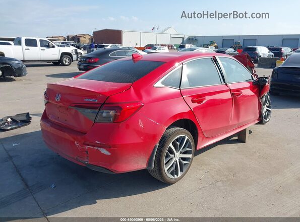 2HGFE1F97PH309057 2023 HONDA CIVIC Red Trasero derecho