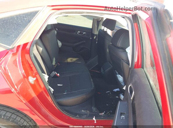2HGFE1F97PH309057 2023 HONDA CIVIC Red Vista de la etiqueta del VIN