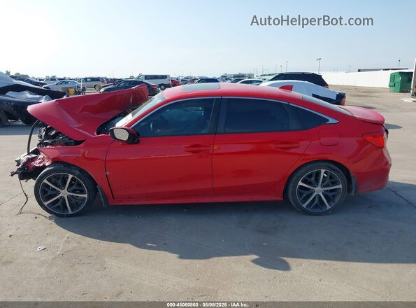 2HGFE1F97PH309057 2023 HONDA CIVIC Red Vista interior trasera