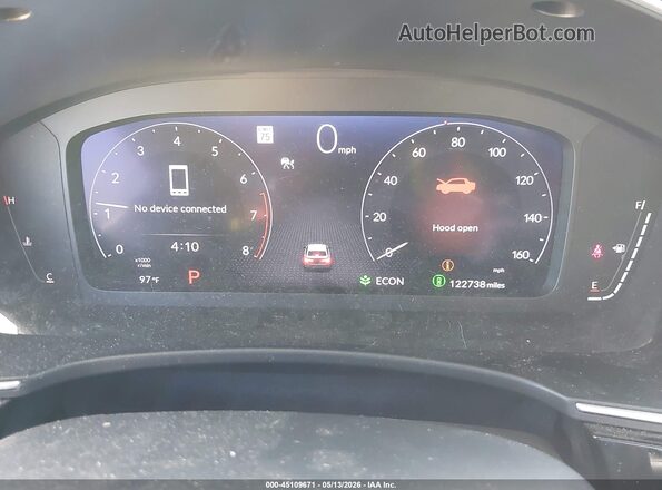 2HGFE1F99NH314791 2022 HONDA CIVIC White Widok tylnych siedzeń