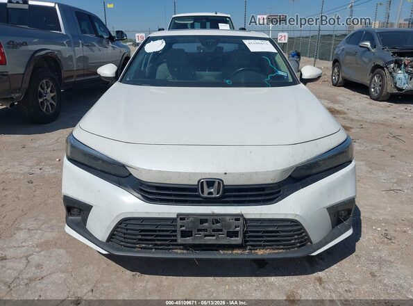 2HGFE1F99NH314791 2022 HONDA CIVIC White Widok wnętrza z tyłu