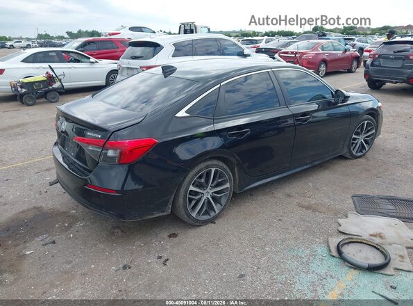 2HGFE1F9XNH302732 2022 HONDA CIVIC Black უკანა მარჯვენა