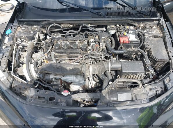 2HGFE1F9XNH302732 2022 HONDA CIVIC Black უკანა ხედი