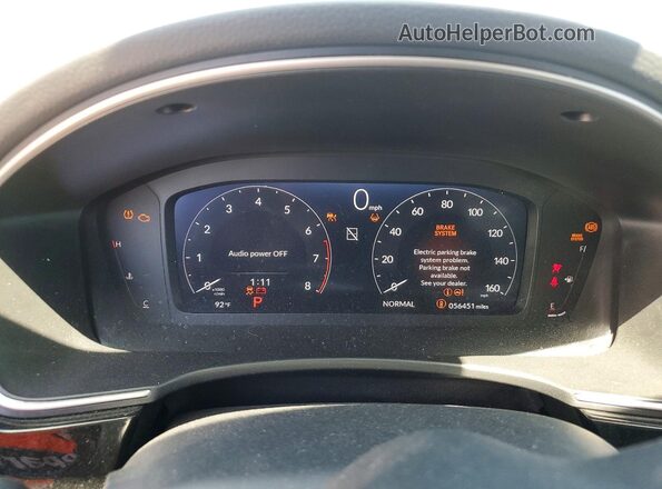 2HGFE1F9XRH322971 2024 HONDA CIVIC White Вид щитка приладів