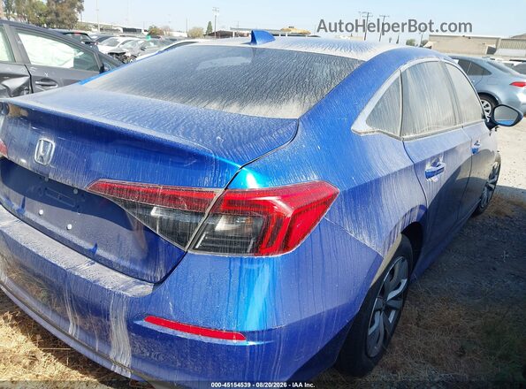 2HGFE2F20PH560141 2023 HONDA CIVIC Blue Задня права чверть