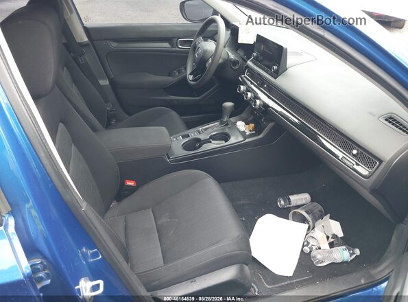2HGFE2F20PH560141 2023 HONDA CIVIC Blue Вид салону спереду