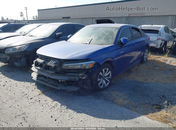 2HGFE2F20PH560141 2023 HONDA CIVIC Blue Передня ліва чверть