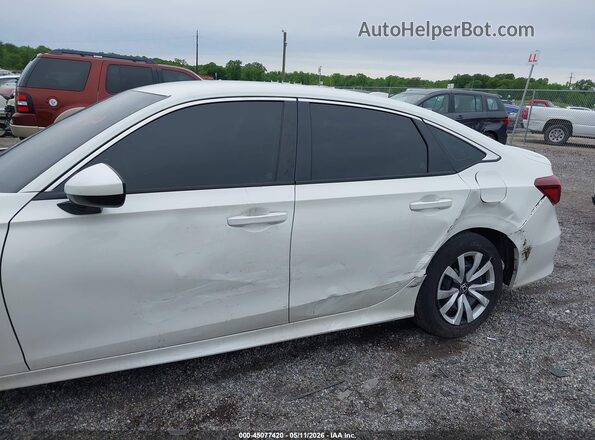 2HGFE2F20SH540058 2025 HONDA CIVIC White Դիմացի տեսք