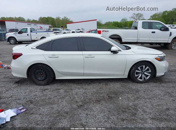 2HGFE2F20SH540058 2025 HONDA CIVIC White Սալոնի հետևի տեսք