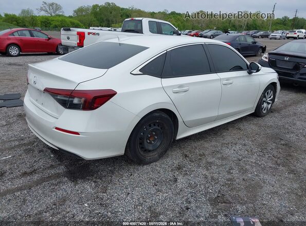 2HGFE2F20SH540058 2025 HONDA CIVIC White Հետևի աջ