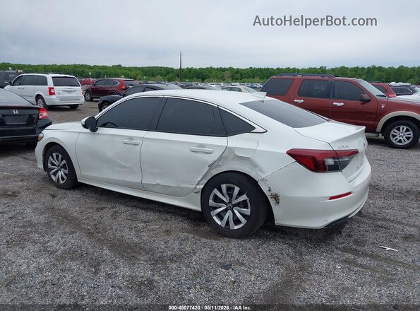 2HGFE2F20SH540058 2025 HONDA CIVIC White Հետևի ձախ