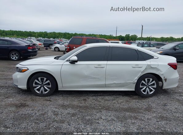 2HGFE2F20SH540058 2025 HONDA CIVIC White Սալոնի 360 աստիճան տեսք