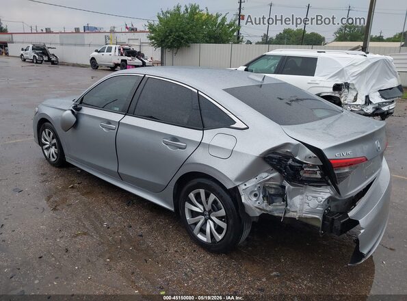 2HGFE2F21PH569334 2023 HONDA CIVIC Silver Задня ліва чверть